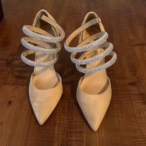 Embellished Heel Pumps